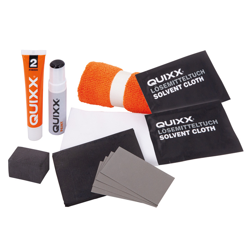 Quixx Stone Chip Repair Kit / Steenslagreparatieset - Zwart