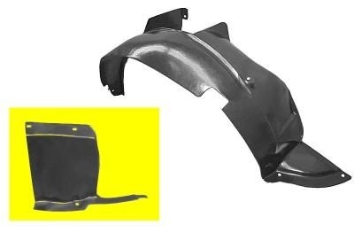 binnenscherm, plastic, voor, links Citroen Berlingo, 2002-2008