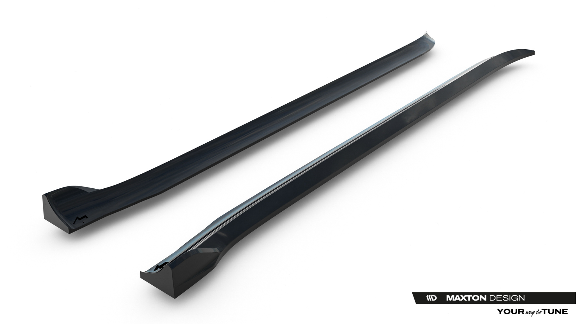 Zijskirts Tesla Model Y Premium Mk1 Facelift Maxton Glans Zwart