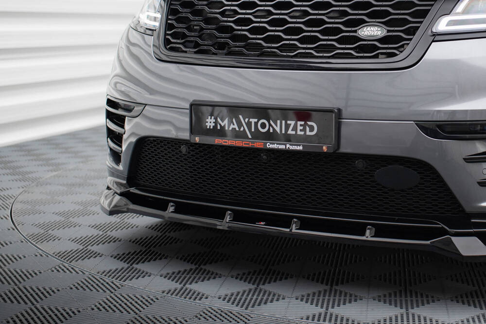 Voorspoiler Land Rover Range Rover Velar R-Dynamic MK1 Glans Zwart