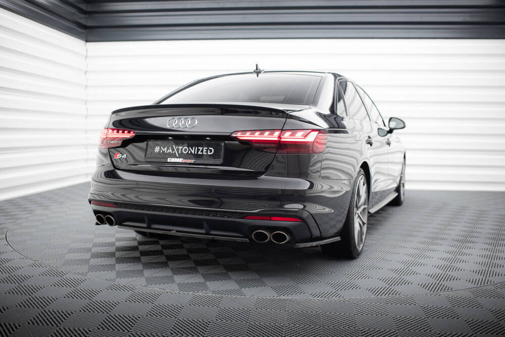 Diffuser Audi S4 B9 FL Maxton Glans Zwart