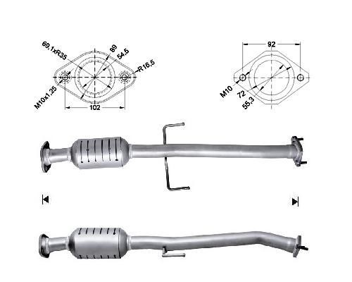 Mazda PREMACY 1.8i 16V 1840 cc 74 Kw / 101 cv FP Magnaflow CAT B