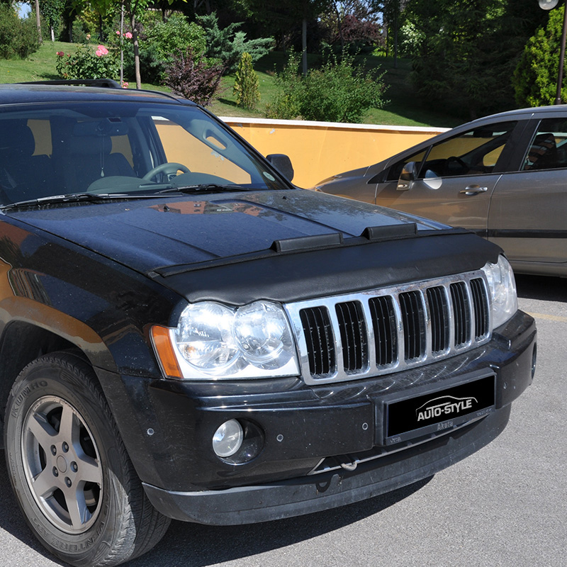 Motorkapsteenslaghoes  Jeep Cherokee 2006- zwart