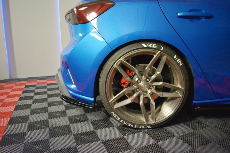 Achterzij Spoilers Ford Focus ST-Line V.2 Glanzend Zwart