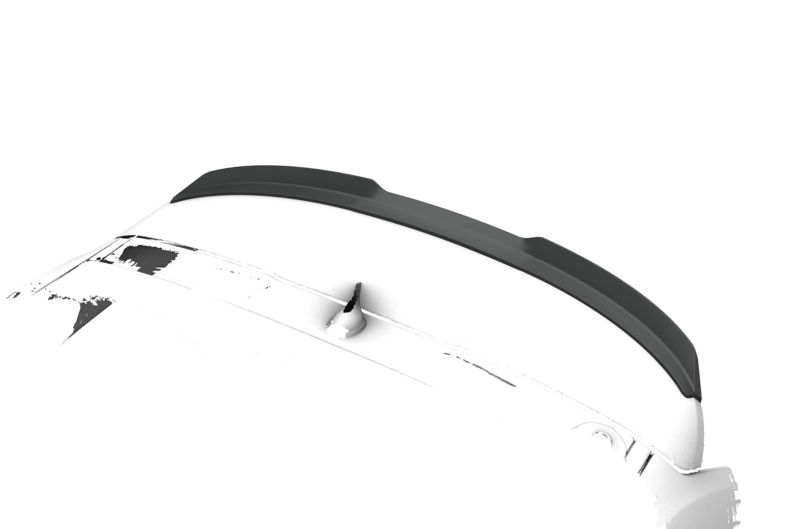 Achterspoiler Fiat 500X Sport glans zwart