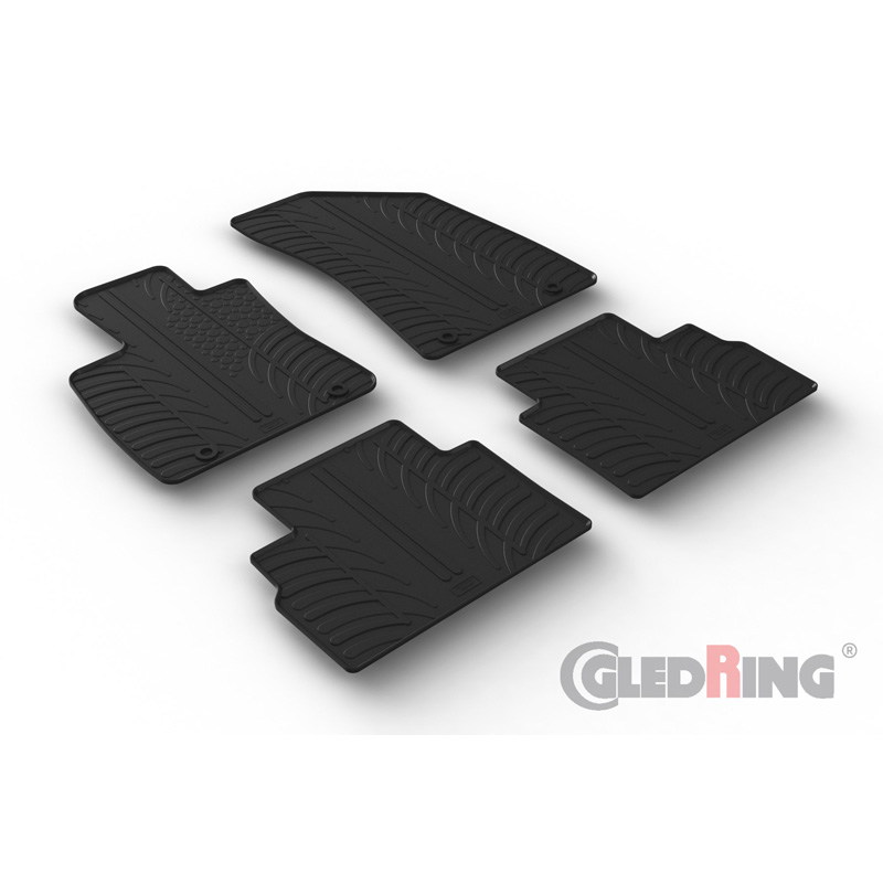 Rubbermatten  MG ZS (EV) 2019- (T profiel 4-delig)