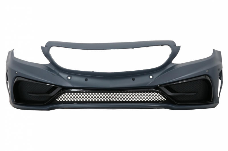 Voorbumper Mercedes W205 S205 C63 Zwart