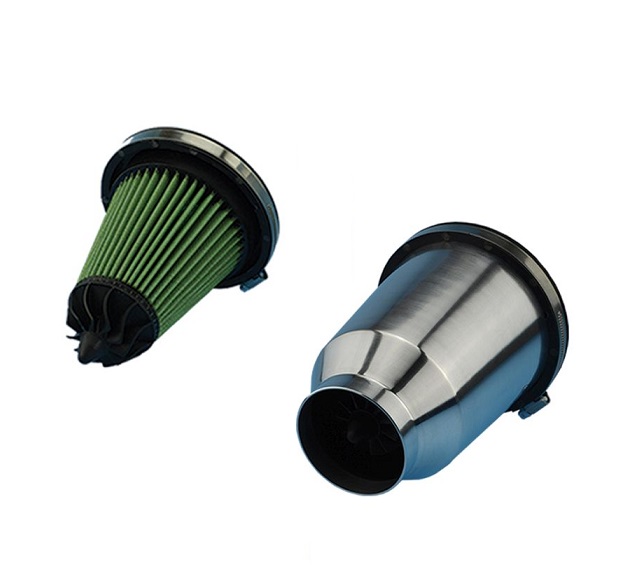 GREEN Twister filter 80mm flens Alu