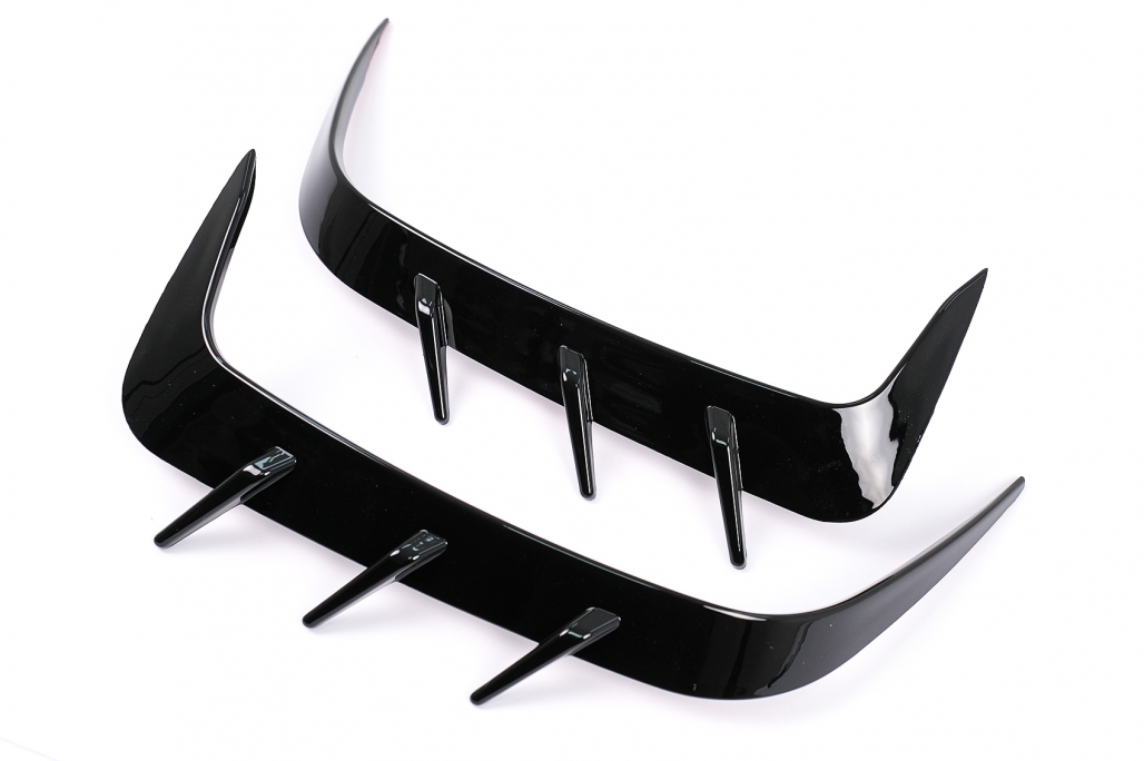 Canards BMW 4 Series M Pakket G22 Coupe Glans Zwart