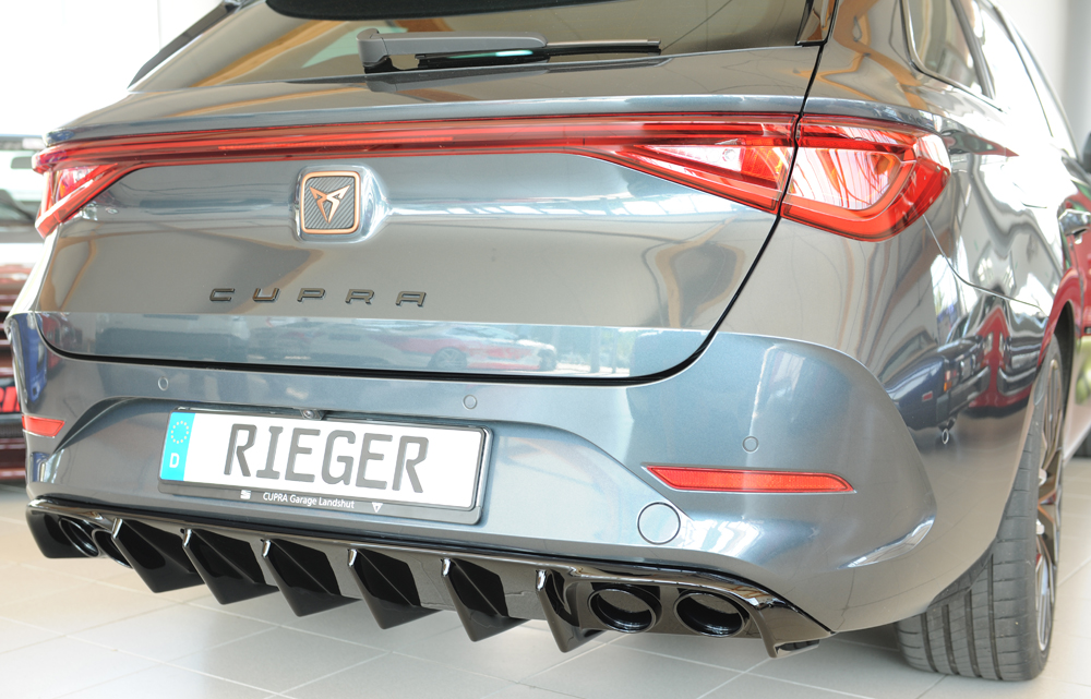 Diffuser Seat Leon KL ST/sportstourer 2020- Rieger glanzend zwart