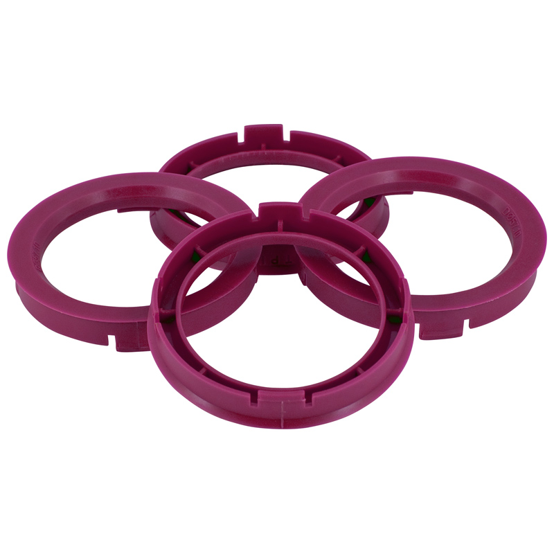 Set TPI Centreerringen - 76.0->66.1mm - Paars