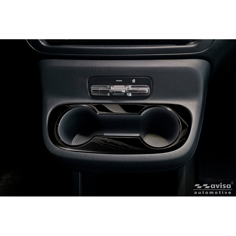 Avisa RVS bekerhouder afdekking  Mercedes Vito Tourer W447 Facelift 2024- - Zwart