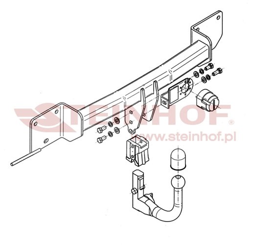 Trekhaak BMW 1 Serie 3D (E81) 2007-2011