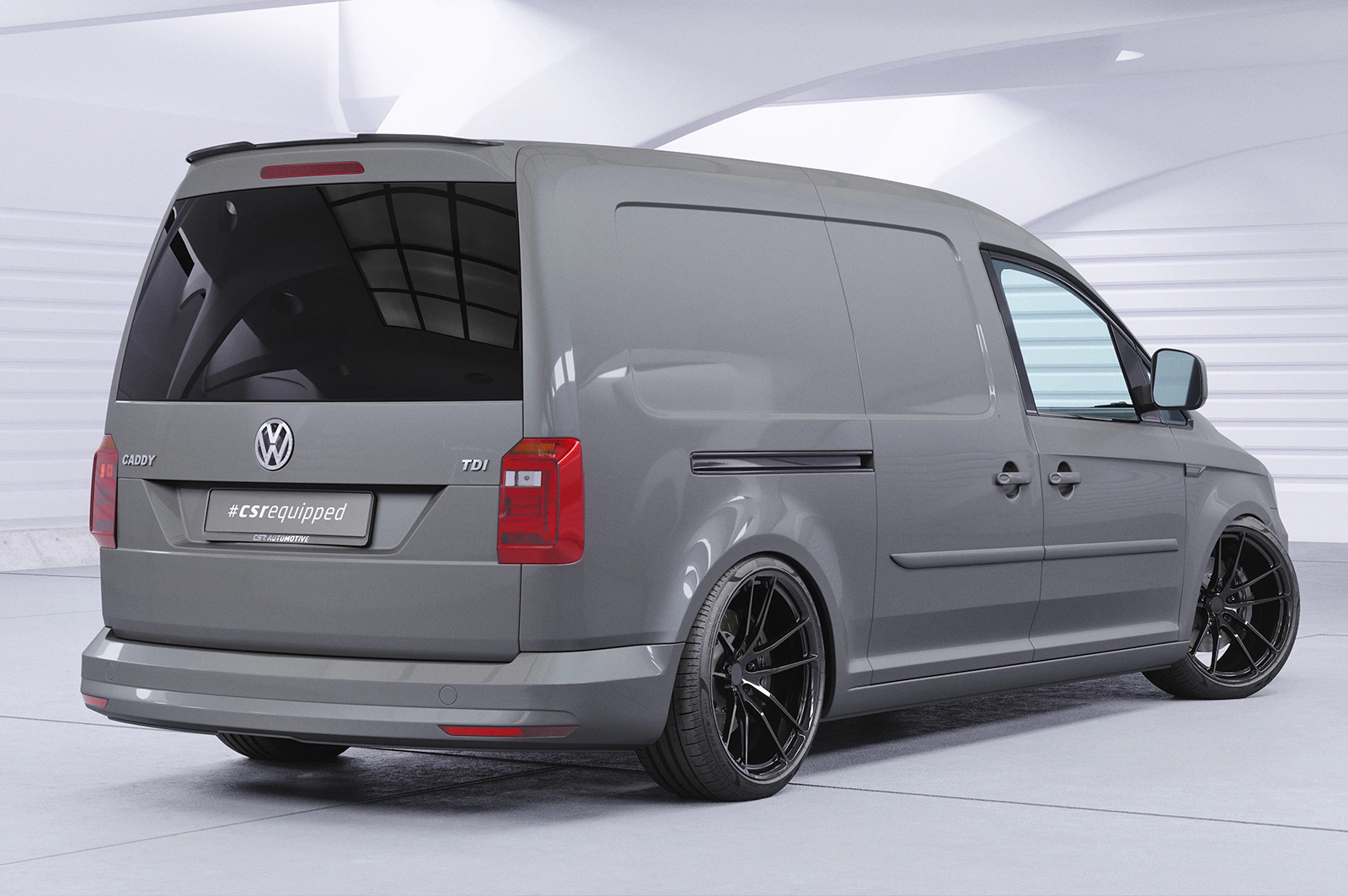 Achterspoiler VW Caddy 4 (Typ SA) Glans Zwart – CSR Automotive