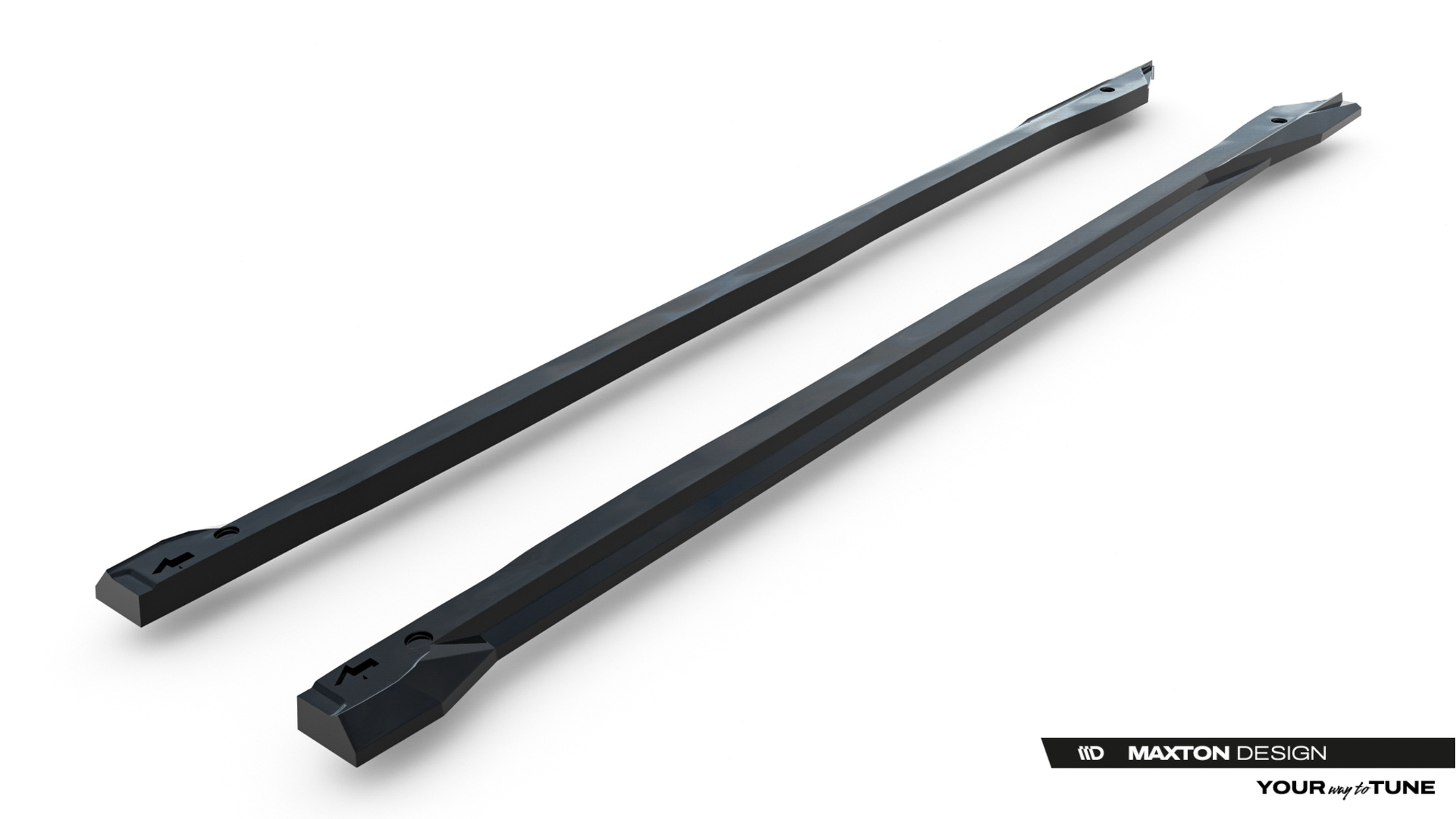 Zijskirts Lexus IS 500 Mk3 Facelift 2 (XE30) Maxton Glans Zwart
