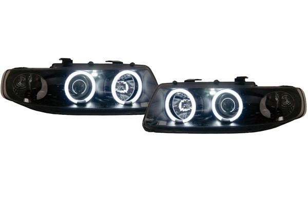 Faros Seat Leon 1M Angel Eyes Ice CCFL