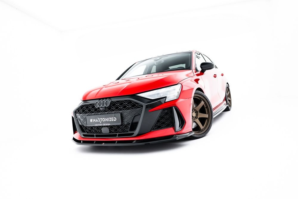 Bodykit Audi RS3 Limousine 8Y Facelift Maxton Glans Zwart