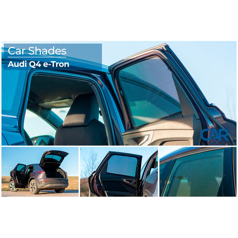 Set Car Shades  Audi Q4 (F4B) E-Tron 2021- excl. Sportback (6-delig)