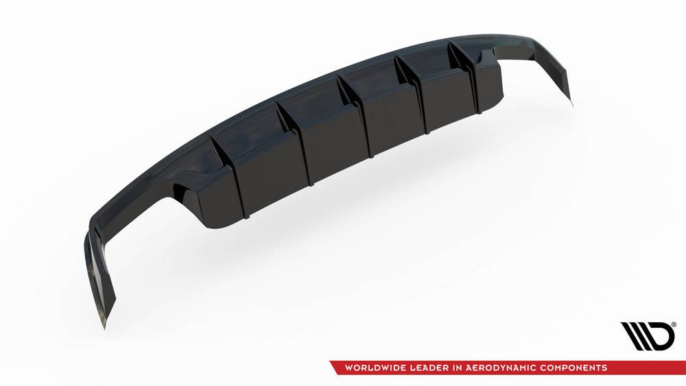 Diffusor Audi S8 D4 FL Maxton Glans Zwart