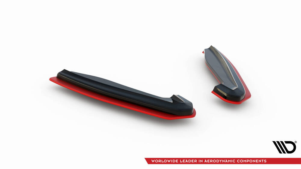 Rear Side Splitters Subaru BRZ MK1 Rood