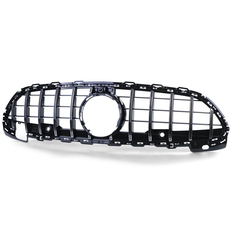 Grill Mercedes C-Class W206 (21-..) GT Look Chroom Zwart