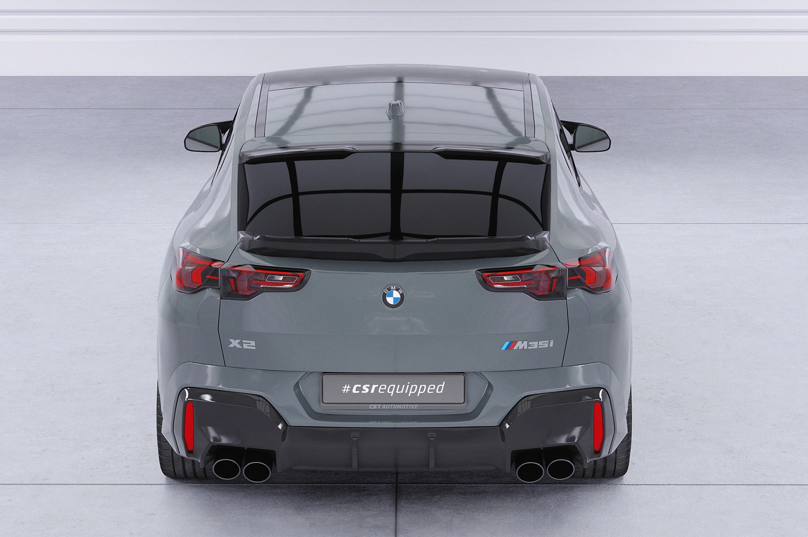 Achterspoiler BMW X2 / i2 (U10) glans zwart