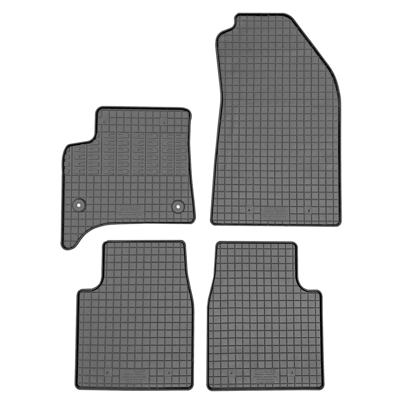 CIKCAR Rubber matten  Opel Frontera / Citroën C3 Aircross 2024- (MHEV) (4-delig + montagesysteem)