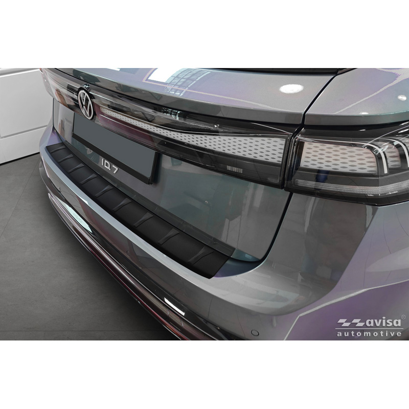 Matzwart RVS Achterbumperprotector  Volkswagen ID.7 Tourer 2024- 'Ribs'