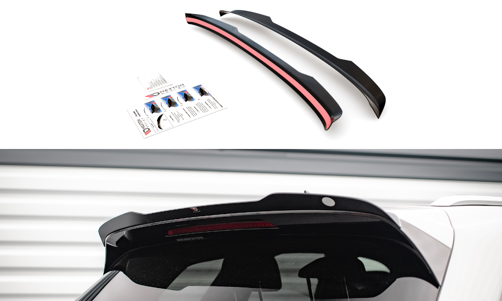 Spoiler Volkswagen Touareg MK3 R-Line Maxton Glans Zwart