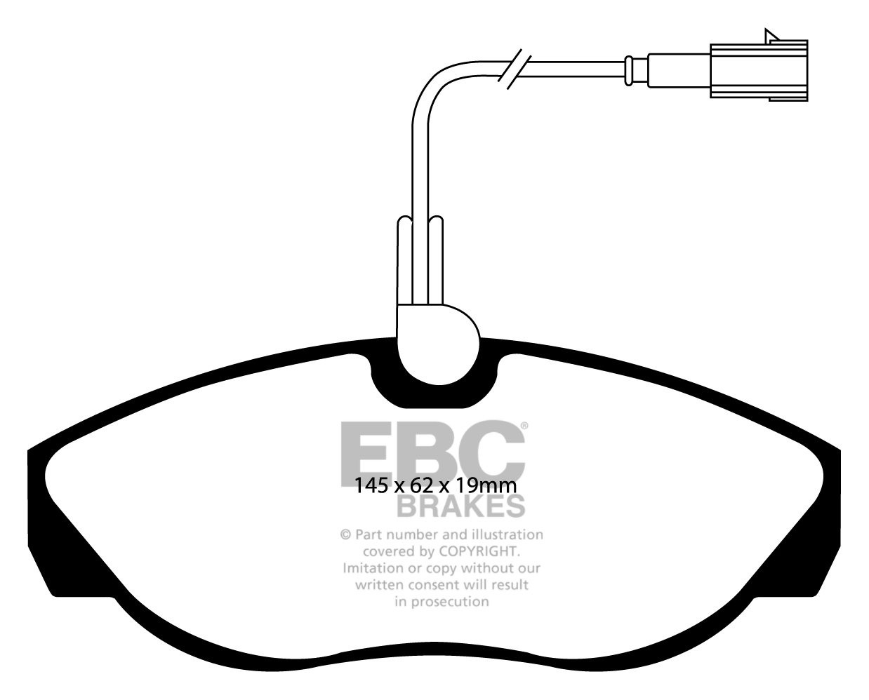EBC Brakes FIAT BEDRIJFSWAGEN Ducato 2.5 TD 99-2001 Remblokken v