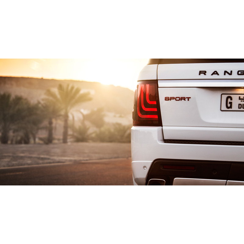 Glohh GL-3 Dynamic LED Achterlichten  Range Rover Sport L320 2005-2009 & 2010-2013 - Rood/Rookgrijs