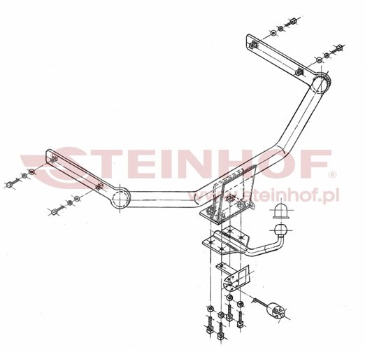 Trekhaak Seat Leon 5D 2000-2005