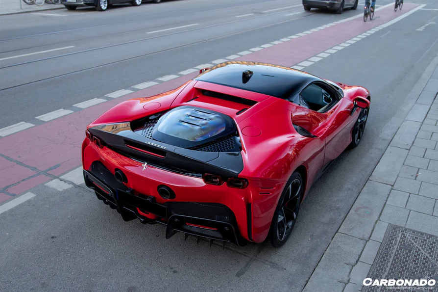 Spoiler Ferrari SF90 Stradale Darwin Pro Carbon Assetto Fiorano Look