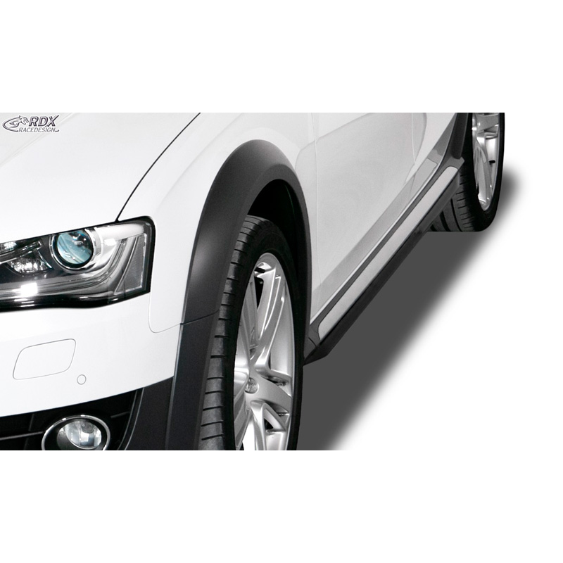 Sideskirts 'Slim'  Audi A4 (B8) Allroad 2011- (ABS zwart glanzend)