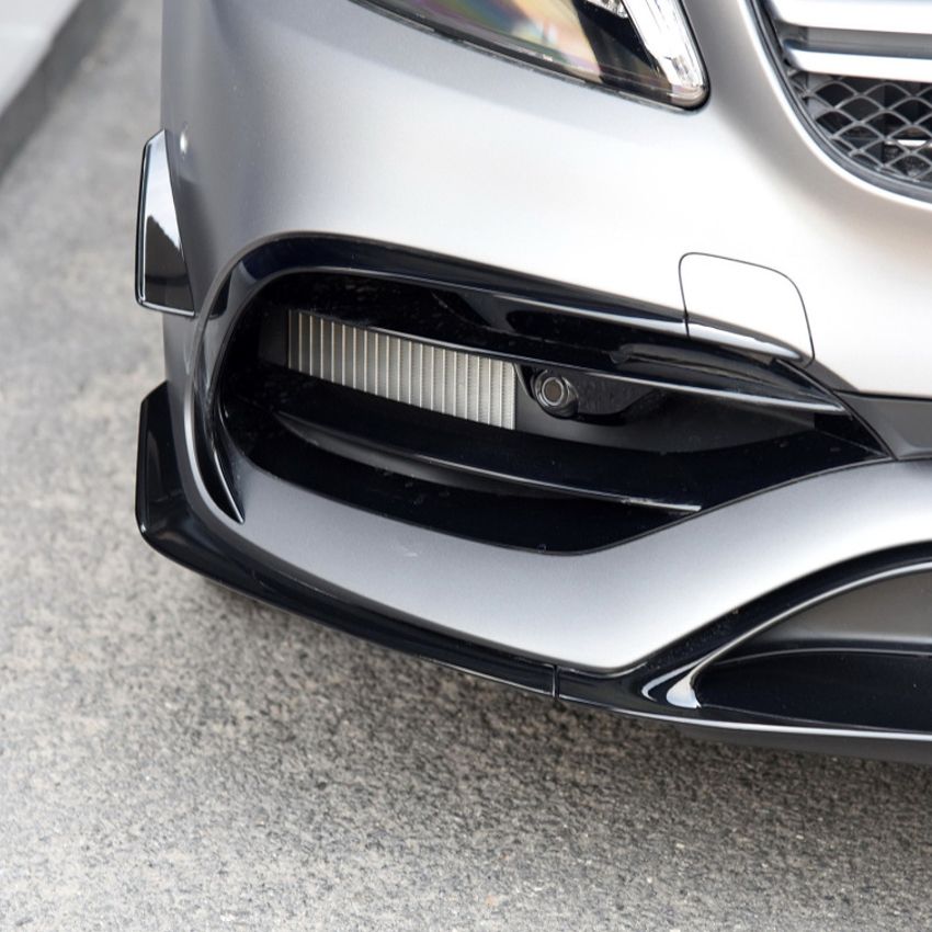 Bumpergrillen Mercedes A Klasse W176 15-19 AMG Look Glans Zwart