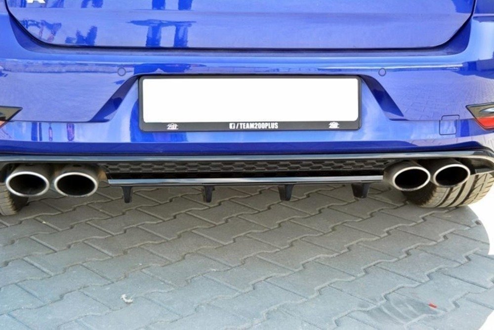 Diffuser VW Golf 7 R Glans Zwart