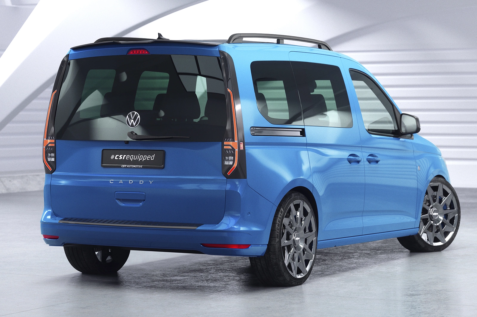 Achterspoiler VW Caddy 5 (Typ SB) (2020–) Glans Zwart – CSR Automotive