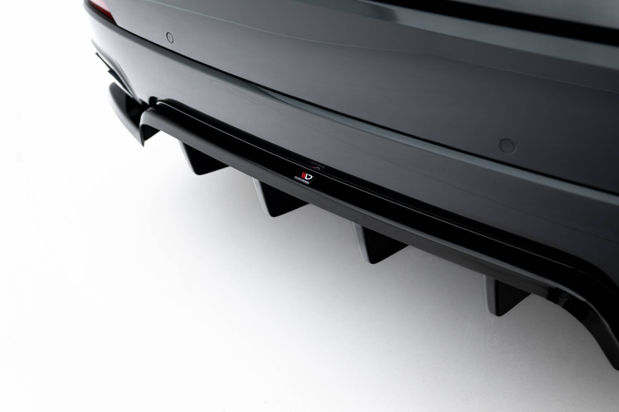 Achter Diffuser Maserati Levante GT MK1 Facelift maxton Glanzend zwart