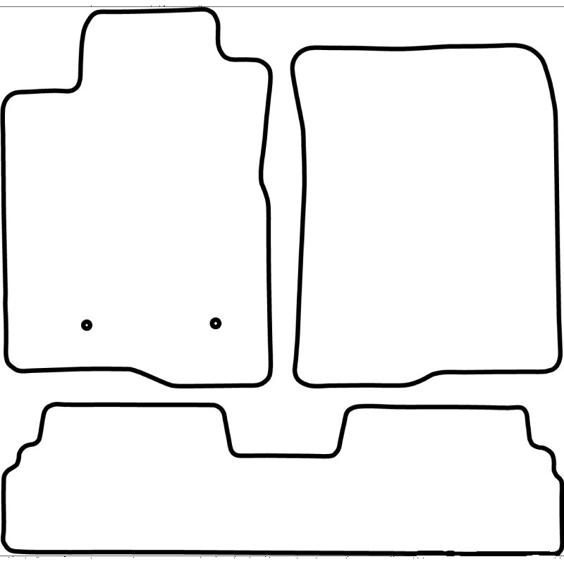 Automatten Velours  Toyota Corolla Verso 2006-2009 (5-Personen)