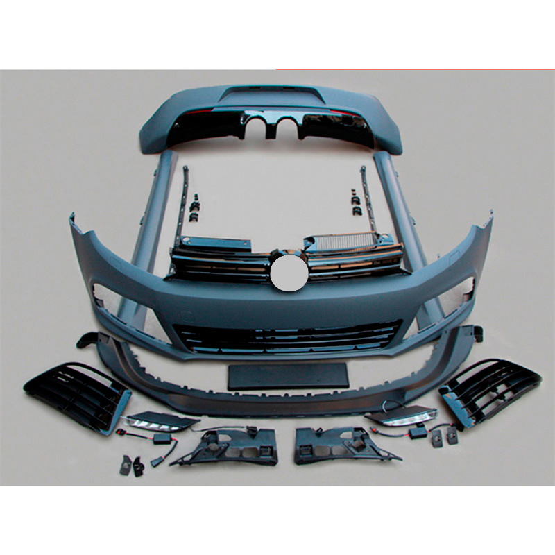 Complete ombouwset  Volkswagen Golf VI 3/5-deurs 2008-2012 'R20-Look' incl. Grills & DRL's (PP)