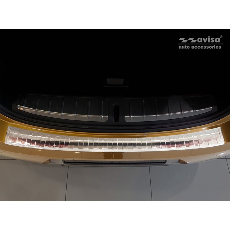 RVS Achterbumperprotector  BMW X2 (F39) M-Pakket 2018-2023 'Ribs'