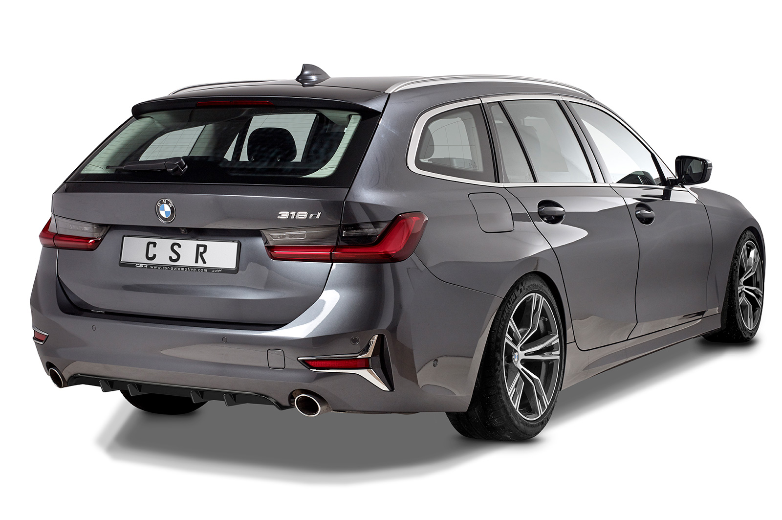 Valance BMW 3er Limo en Touring (G20/G21) CSR glans Zwart