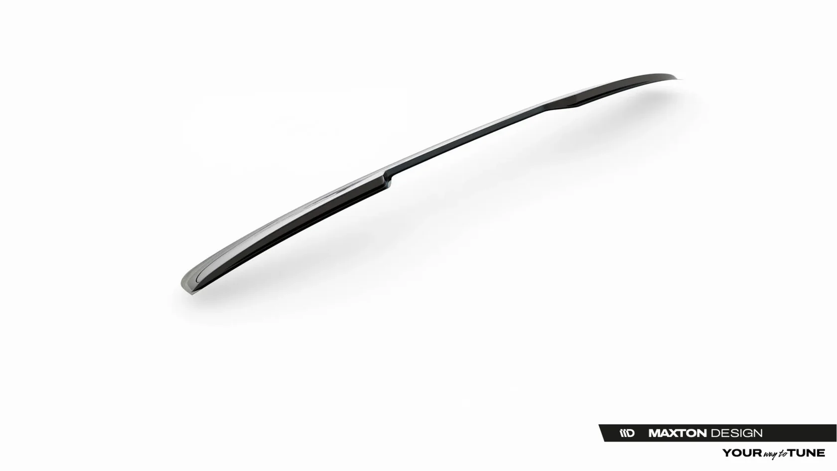Spoiler Cap Audi A3 Sedan 8Y Facelift Maxton Glanzend zwart