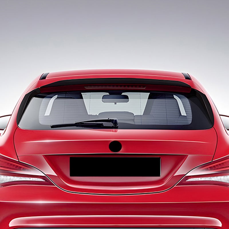 Dakspoiler (Spoiler Cap)  Mercedes CLA X117 Shooting Brake 2015-2019 (ABS Glanzend zwart)