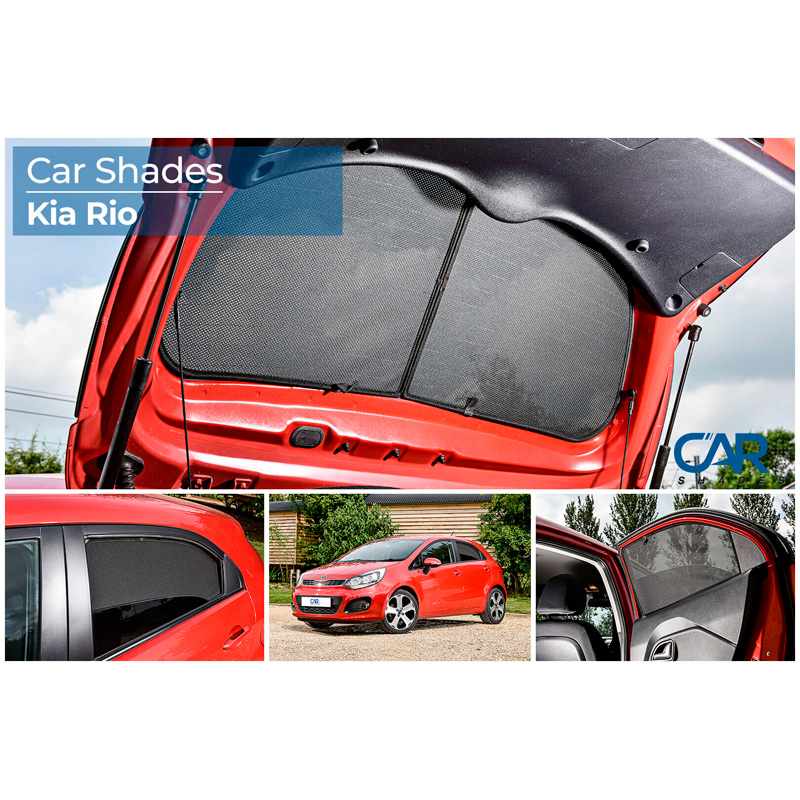 Privacy Shades Kia Rio 5 deurs 2011-
