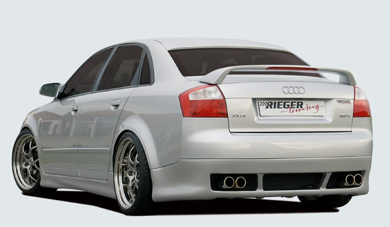 Achteraanzet met aanhanger koppeling Audi A4 8E Sedan Rieger