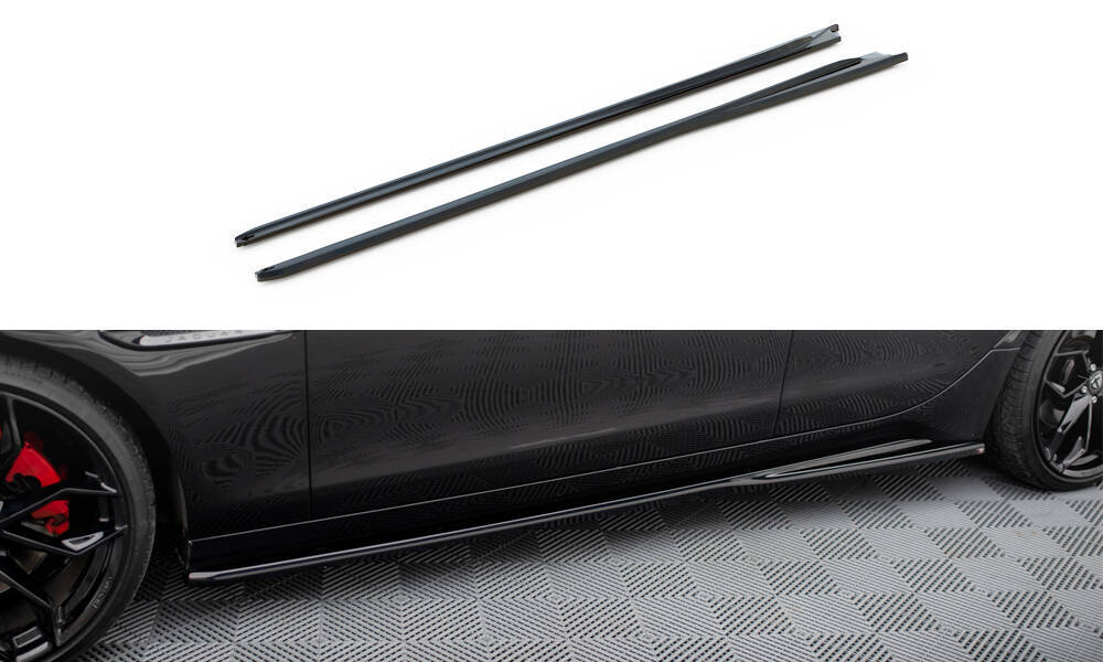 Zijskirt diffusor Jaguar XE X760 FL Maxton Glans Zwart