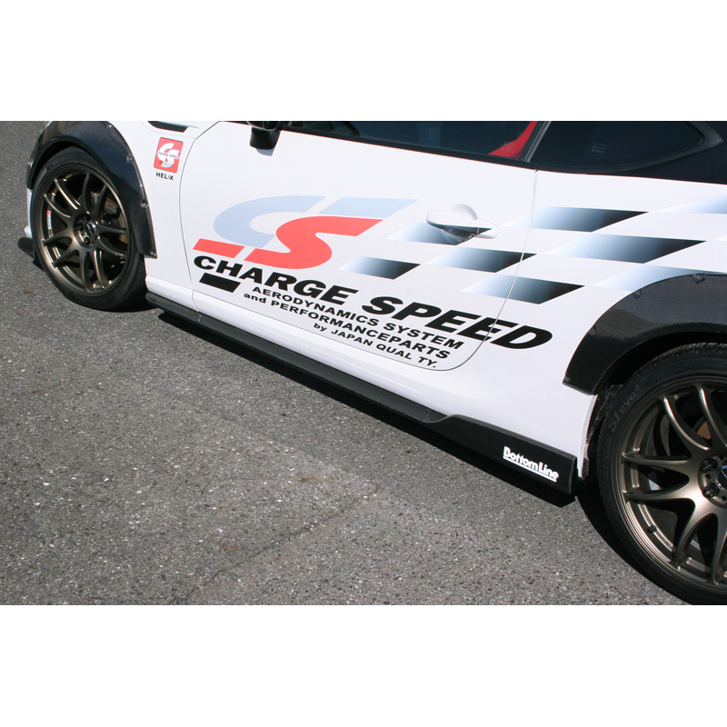 Chargespeed Sideskirts  Toyota GT86 / Subaru BRZ BottomLine 2 (FRP)