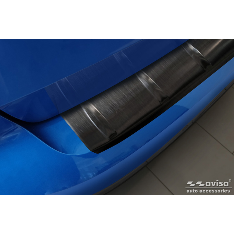 Zwart RVS Achterbumperprotector  Opel Astra L Sportstourer 2022- 'Ribs'