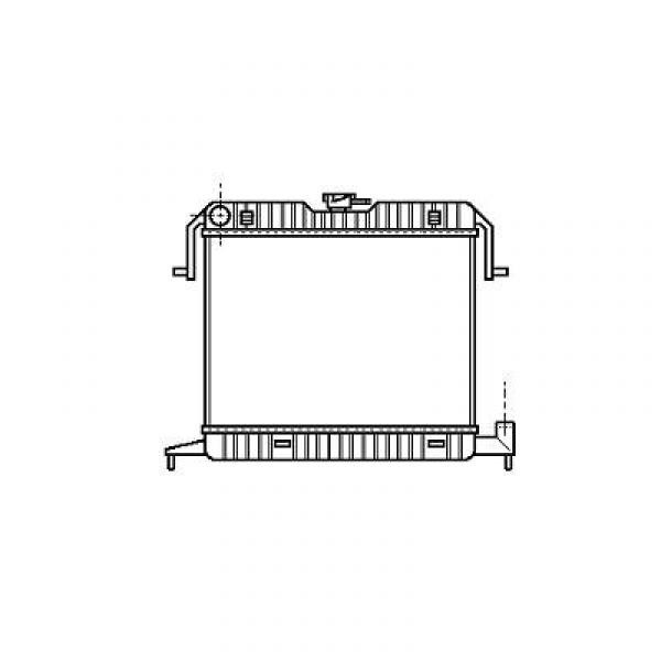Radiator OPEL OMEGA A. 86-94 400x495 1.8N+S/1.8I/2.0I